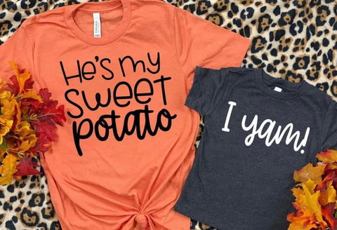 He’s My Sweet Potato Orange Tee