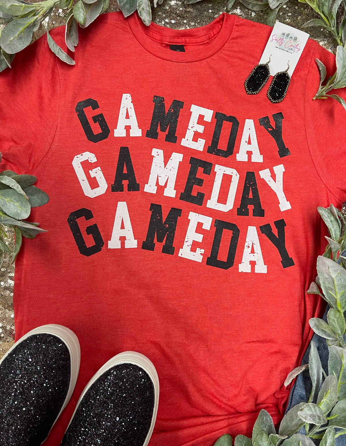 Kids Game Day Screen Printed Colored Tees