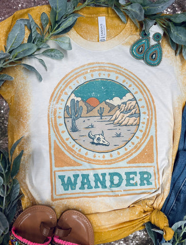 Wander Western Mustard Tee