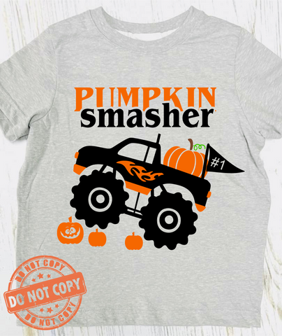 Pumpkin Smasher Grey Tee